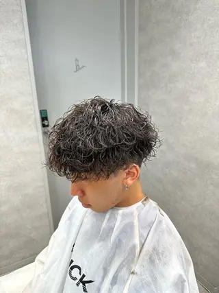 ショート パーマ指名率No1 メンズ特化ケイトのヘアスタイル