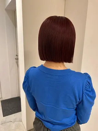 ショート カラー 、 、のヘアスタイル