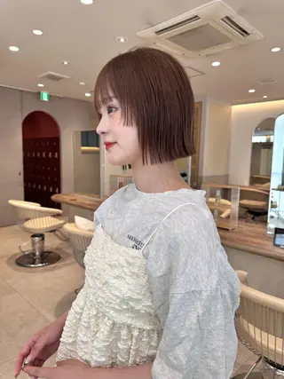 ショート カラー ボブ美容師💛 AYUMIのヘアスタイル