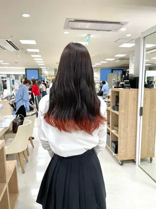 ロング カラー ヘアアレンジ 🍒KIKUCHI KANAE🍒のヘアスタイル