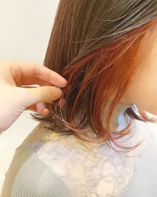 ミディアム カラー カラー系/カット特化 🟠オオタキマサシのヘアスタイル