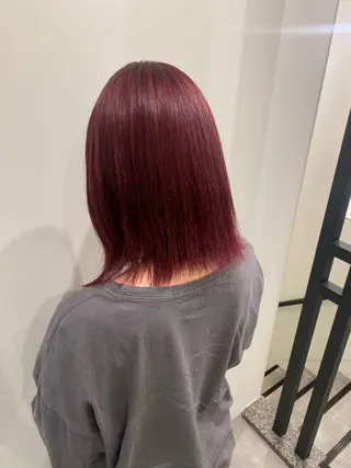 ミディアム カラー 🍑 モモカ🍑のヘアスタイル