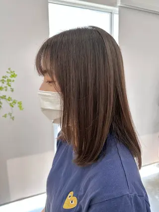 セミロング 南 星来のヘアスタイル