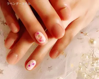 ネイル ラベンダー💖日暮里 ルル💖ネイルのネイルデザイン