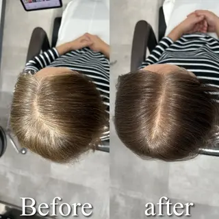 ロング カラー 髪質改善専門店 Adele 青山所属・白髪ぼかし/レイヤー 青山/ヒロキのヘアスタイル