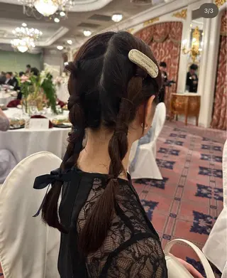 ヘアアレンジ 捺葵 @72tomi__のヘアスタイル