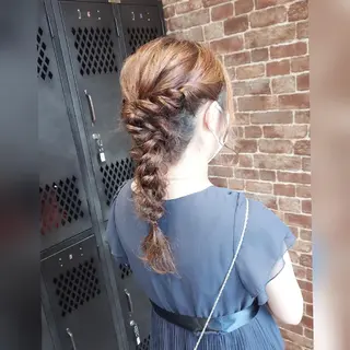 ヘアアレンジ ロング あかね☆ヘアアレンジ /ボブ/縮毛矯正のヘアスタイル