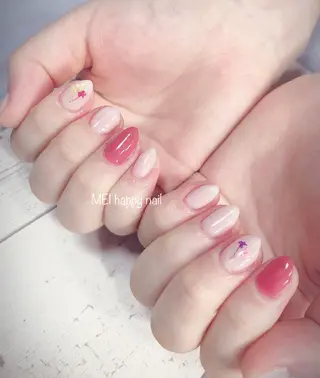 ネイル 北浦和 自爪育成ケアのネイルデザイン