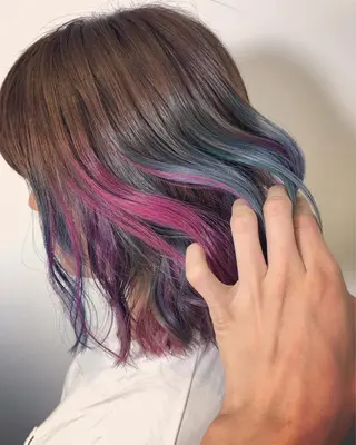 ミディアム カラー 原宿サロン代表 デザインカラー伊藤卓のヘアスタイル