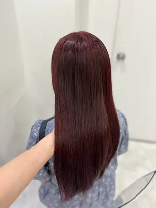 ロング カラー ガーリー♡女の子っぽ ヘア♡ピンクカラー♡のヘアスタイル