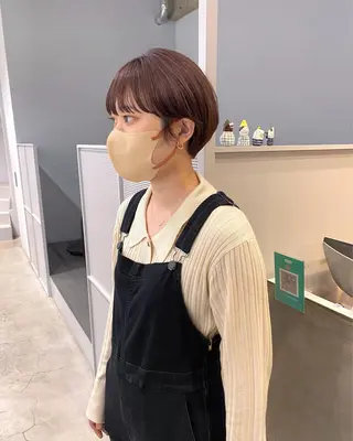 ショート 津葉井 麗奈のヘアスタイル
