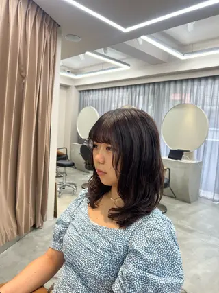 ロング 🪞表参道パーマ Nikachi🪞のヘアスタイル