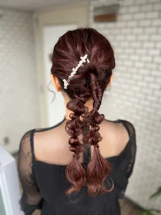 ヘアアレンジ 大人可愛いヘアメイク 💋🧚‍♀️しずかのヘアスタイル