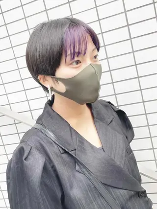 ショート カラー ショートボブ縮毛矯正 髪質改善のプロ山道潤のヘアスタイル