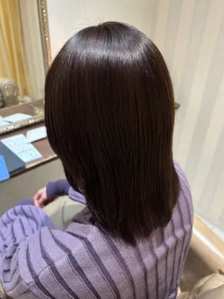 ミディアム DOLL hair所属・なぎさ 心斎橋美容室のヘアスタイル