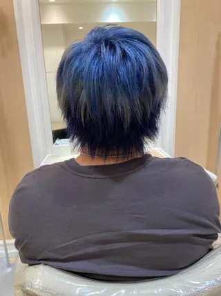 ショート カラー メンズ Ash中目黒店 榊間茜のヘアスタイル