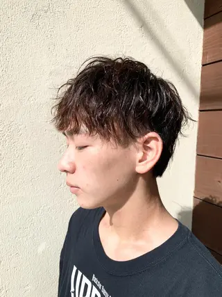 パーマ メンズ 清光 泰之のヘアスタイル