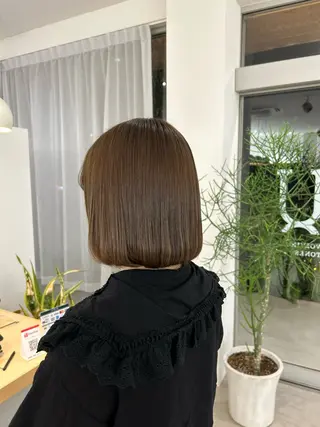 ミディアム カラー つくばUtooe's 石田桃花のヘアスタイル