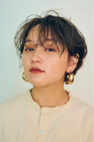 ショート カラー パーマ イラブ ちかのヘアスタイル