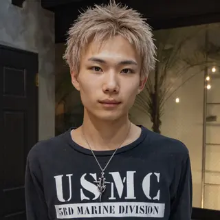 ショート カラー メンズ メンズヘア/パーマ/ SHOUTOのヘアスタイル