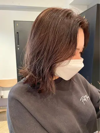 ミディアム カラー SALOWIN下北沢所属・hazuki 🌝のヘアスタイル