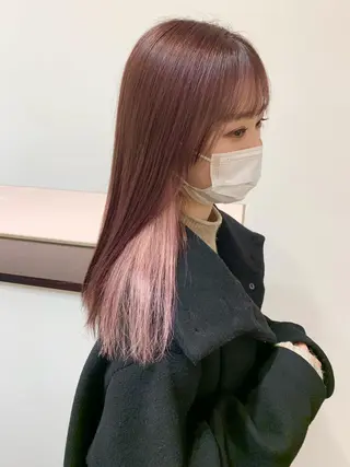 ロング カラー 韓国ヘア/レイヤー /大嶽佑馬のヘアスタイル
