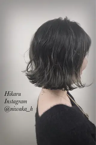 ミディアム カラー エリアNo.1カラー ⭐️hikaru⭐️のヘアスタイル