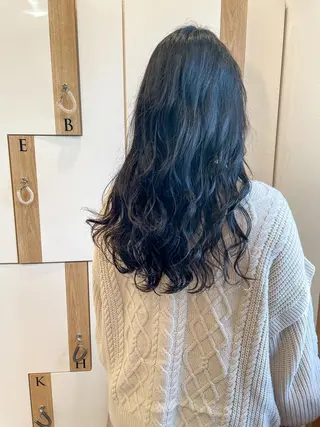 ロング 似合わせスタイル 岡田勇哉のヘアスタイル