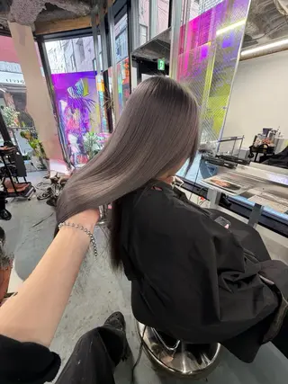 カラー 富永 翔伍のヘアスタイル