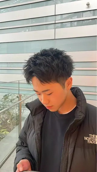 ショート メンズ hair salon blossy.所属・千葉 天地のヘアスタイル