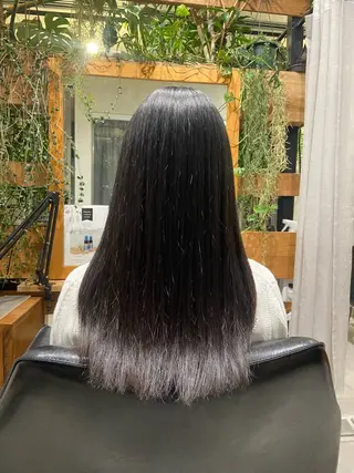 ロング 馬場 彩のヘアスタイル
