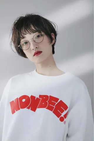 ショート カラー パーマ ooit所属・ooit 【オーイット】のヘアスタイル