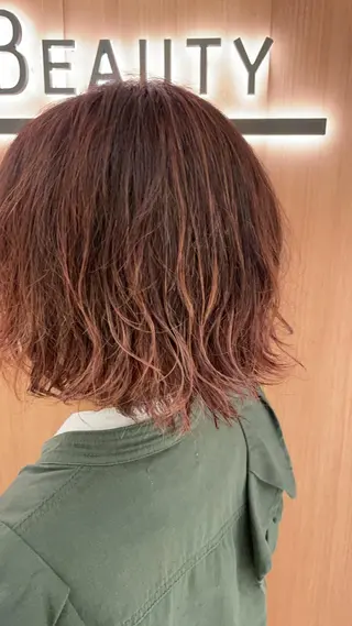 ミディアム 大阪梅田 稲葉利也斗のヘアスタイル