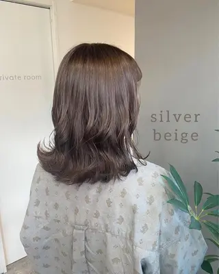 ミディアム カラー ヘアアレンジ ボブ /ニュアンス/ satomi🧸💖のヘアスタイル