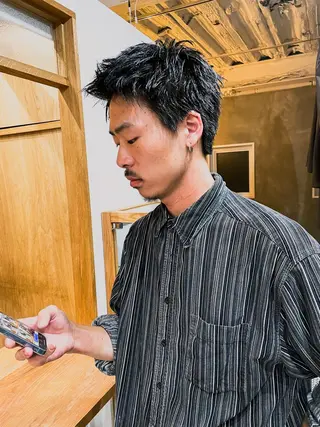 ショート メンズ 🌿ボブ パーマ高橋啓太🌿のヘアスタイル