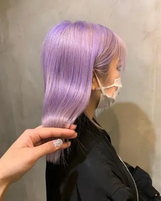ミディアム αito新宿 カットモデル募集のヘアスタイル