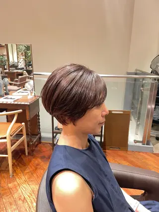 ショート 大阪梅田 稲葉利也斗のヘアスタイル