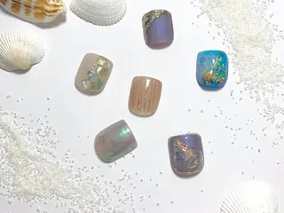 ショート ネイル 🦋Kiyomi. 🦋のネイルデザイン