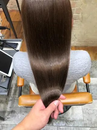 ロング カラー パーマ 新宿✨顔周りカット 韓国ヘア/坂本亜裟海のヘアスタイル