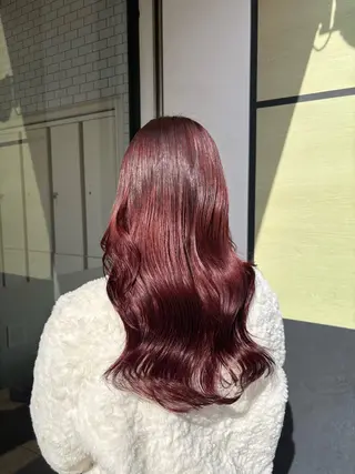 ロング 艶髪/透明感カラー 🫧韓国ヘアのヘアスタイル