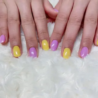 カラー ネイル Cozy_ ilumのネイルデザイン