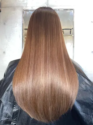 ロング GO TODAYシェアサロン原宿Leap店所属・髪質改善 レイヤー Naoyaのヘアスタイル