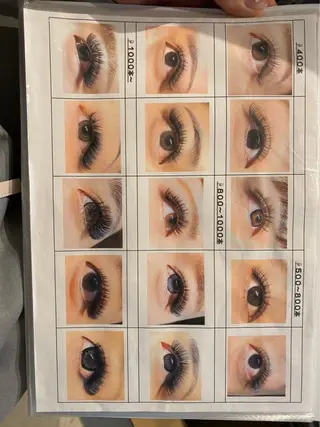 マツエク・マツパ rinata 渋谷店所属・吉田 菜々のマツエク・マツパデザイン