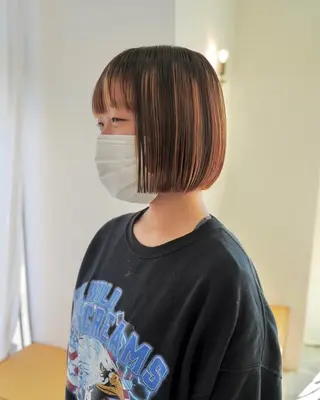 ミディアム BOTANIUM by Rr SALON 【ボタニウムバイアー ルサロン】所属・リクト/栄/矢場町/ ボブ/パーマ/艶髪のヘアスタイル