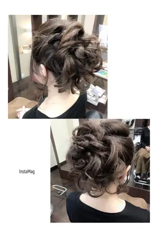 ロング ヘアアレンジ 沢田 瞳のヘアスタイル