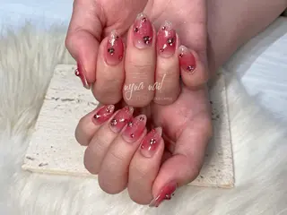 ネイル 花 火のネイルデザイン