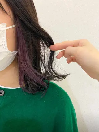 ミディアム カラー Nanaha /レイヤーカットのヘアスタイル