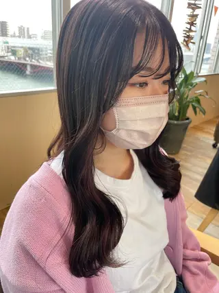 カラー 石渡このみ 🍊レイヤーカットのヘアスタイル