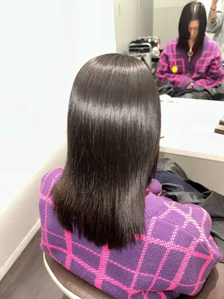 ミディアム Wisteria所属・美髪特化✨ 伊織✨縮毛矯正✨のヘアスタイル