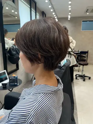 ショート 森本峻介 ボブ/透明感カラーのヘアスタイル